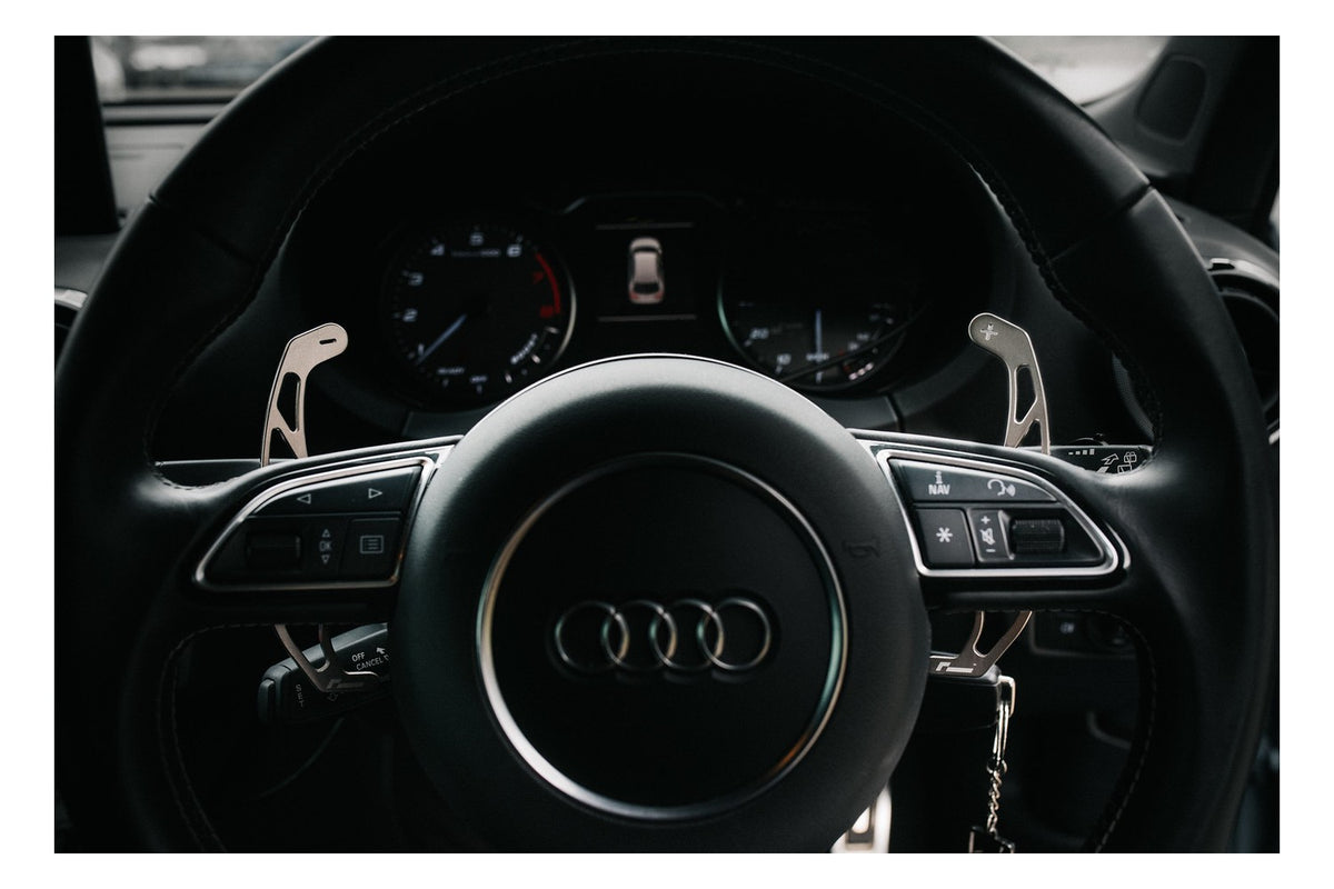 RacingLine S-Tronic Paddle Replacements – Audi models (RS3 Facelift, TTS/TTRS 2015>, R8 2015> B9 A4/S4/RS4 A