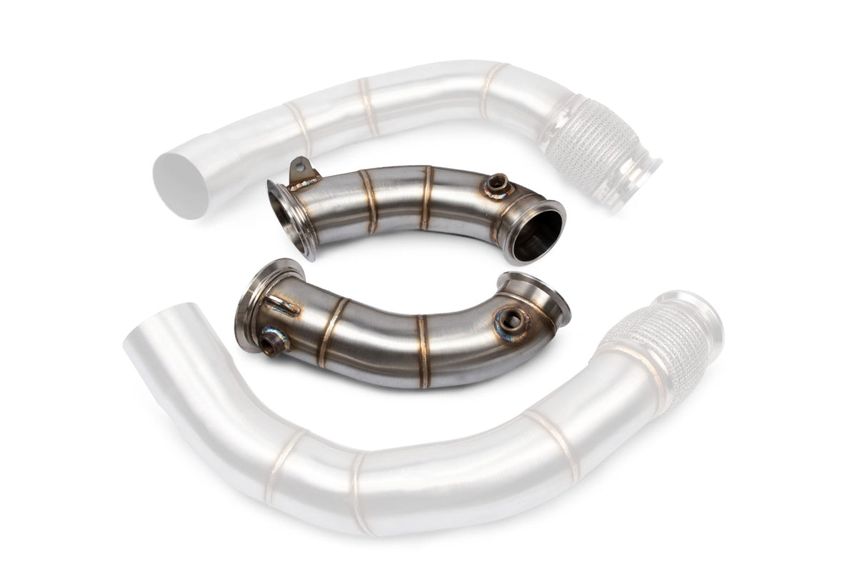 VR Speed Factory VRSF Racing Downpipes S63R 2018 – 2023 BMW M5 & M8 F90 F91 F92 F93 – 10152050, 10152055 & 10152060 - view 2