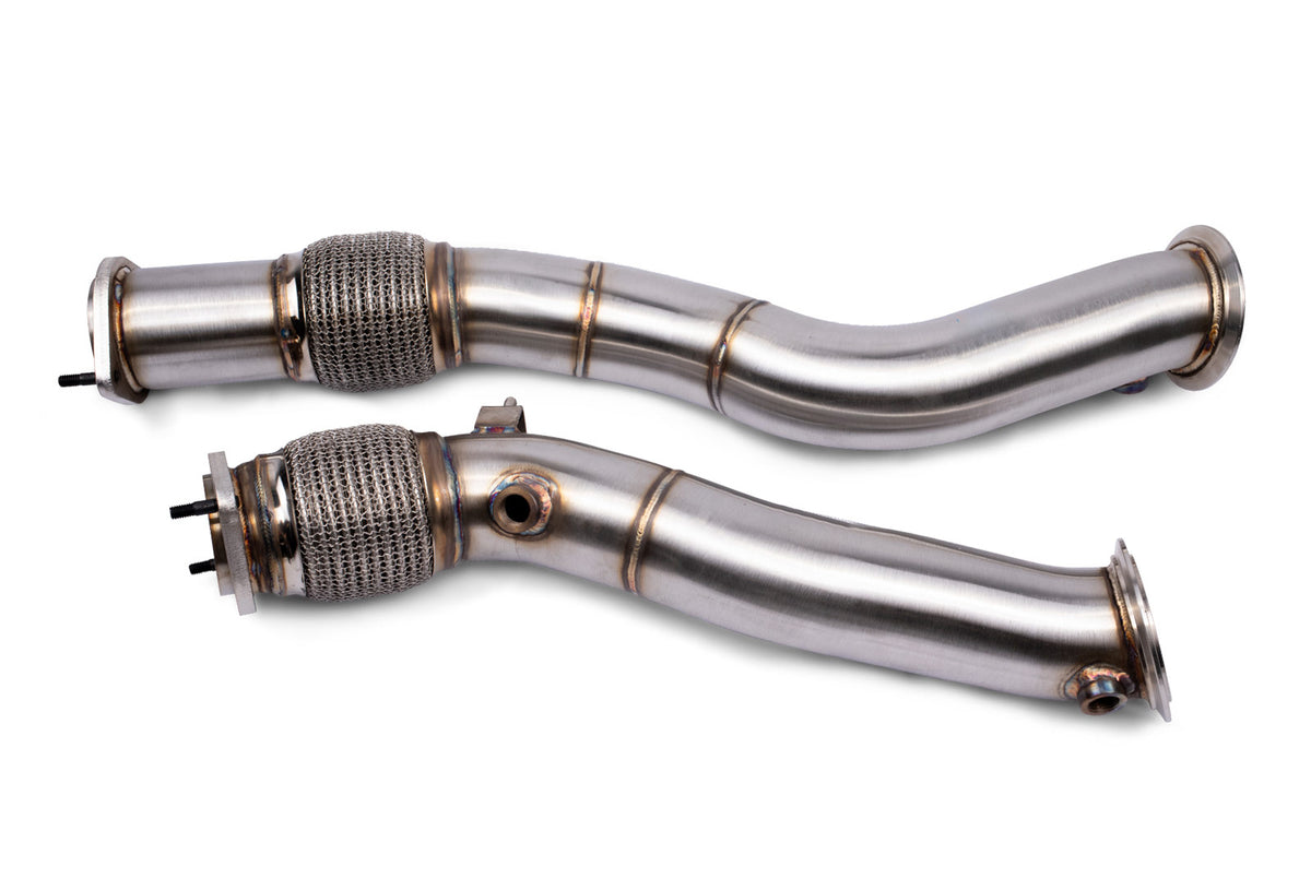 VR Speed Factory VRSF Racing Downpipes S58 2019 – 2024 BMW X3M & X4M F97 F98 – 10972010