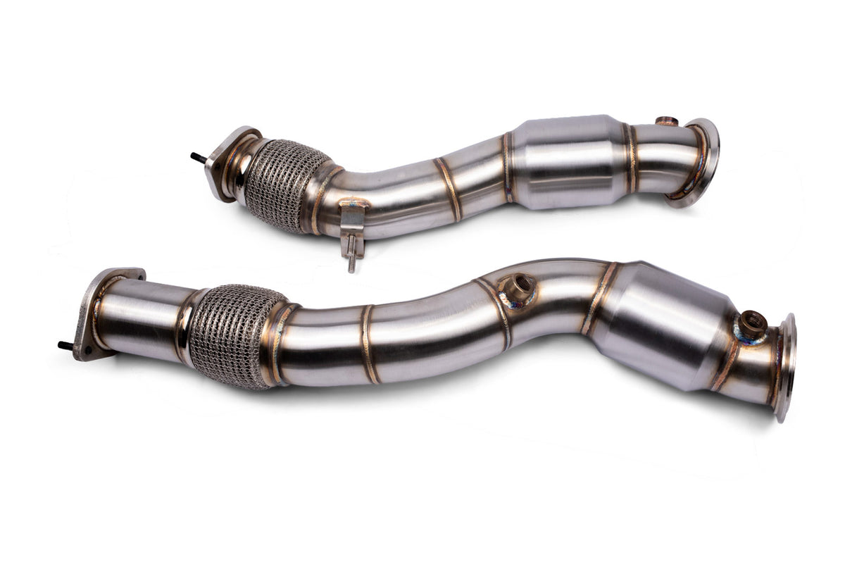 VR Speed Factory VRSF Catted Downpipes for 2019 – 2024 BMW X3M & X4M S58 F97 F98