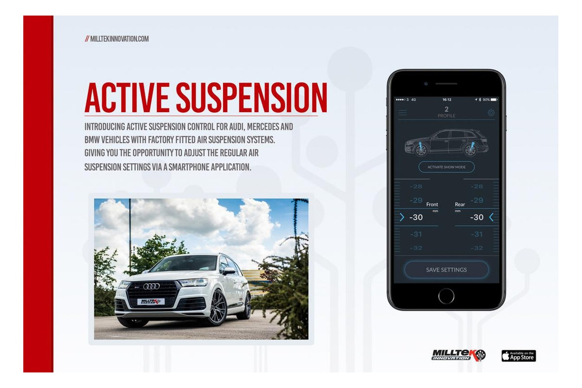 Milltek Sport Active Suspension Control for C7