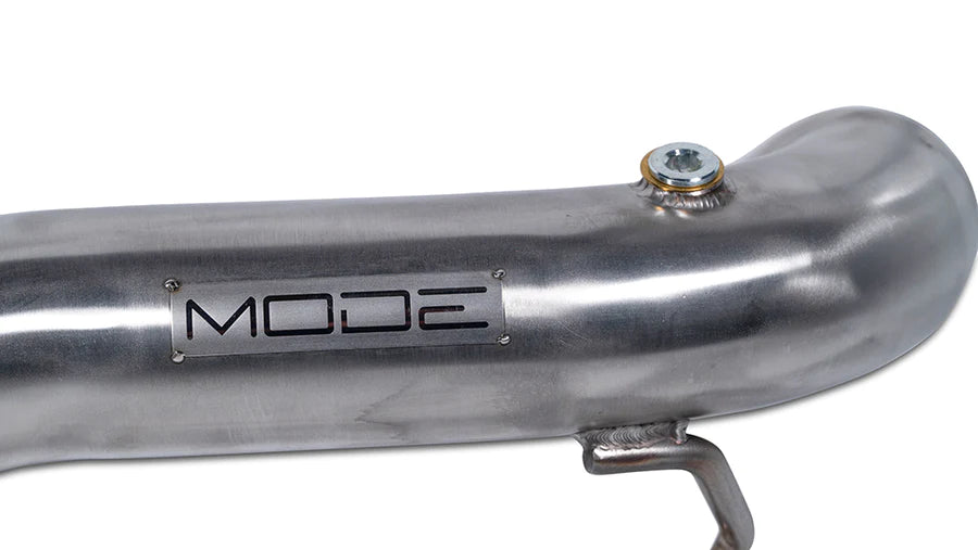 MODE Design 200cpsi Catted w. Heat Shield Downpipe N63R S63 BMW X5M F85 X6M F86 & M550I G30 750I G11 X5 X6 X7 M50I G05 G06 G07