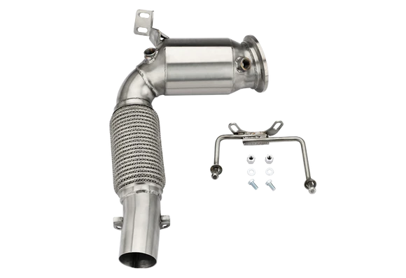 MODE Design Decatted Downpipe for MINI Cooper Clubman Cabrio S JCW F54 F55 F56 F57 F60 B48 w. OPF