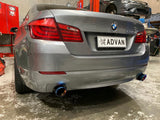 MODE Design 3.75" (98mm) Angle Cut Slip On Exhaust Tips High-Temp Coated Matte Black for BMW 535i F10 F11 640i F06 F12 F13 320i 330i 330e G20 G21 inc. xDrive & Diesel