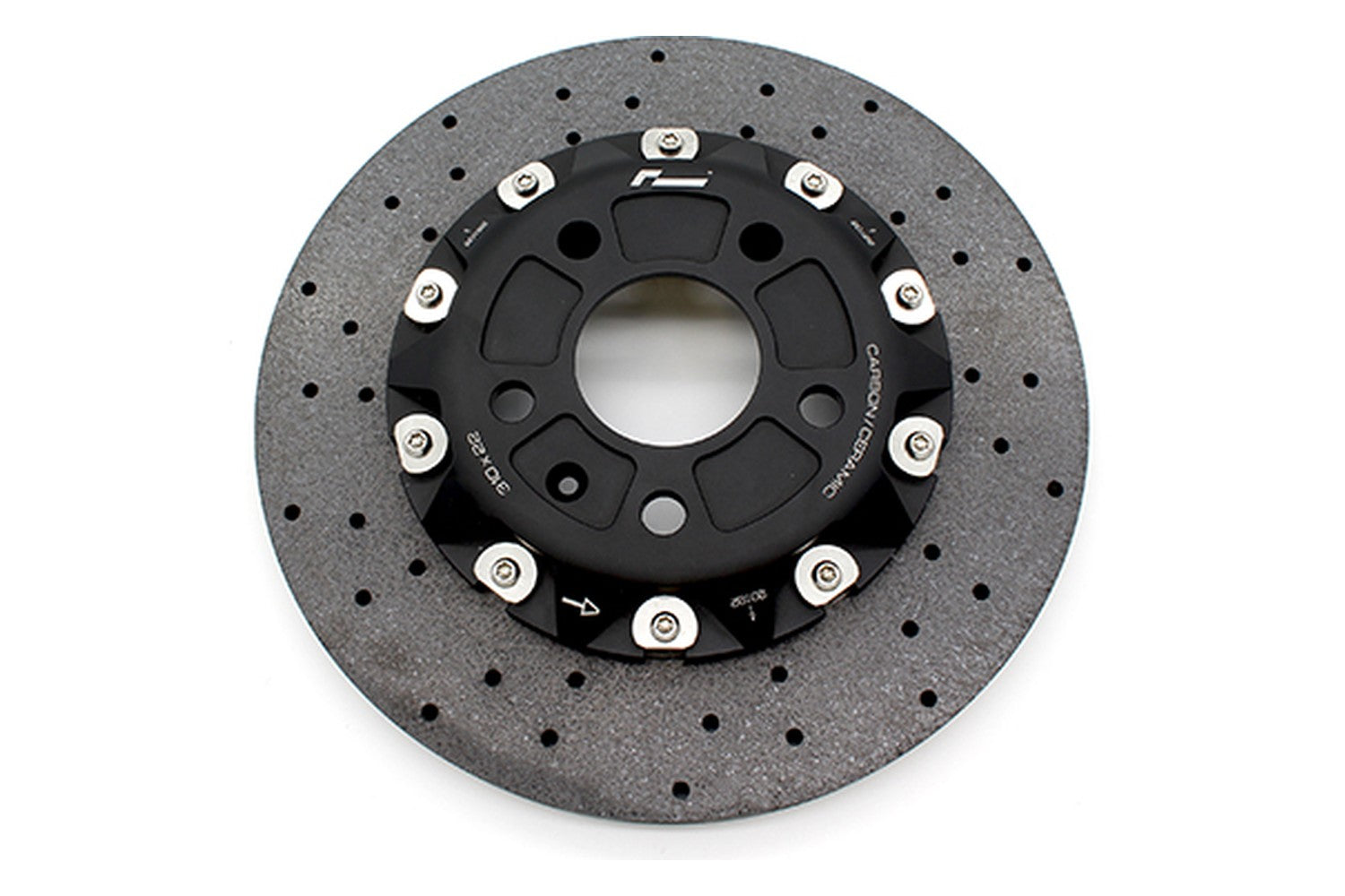 RacingLine Stage 3+ Performance Rear Carbon Discs and Pads / MQB / Pads and Rotors 310x22mm [VWR680020]
