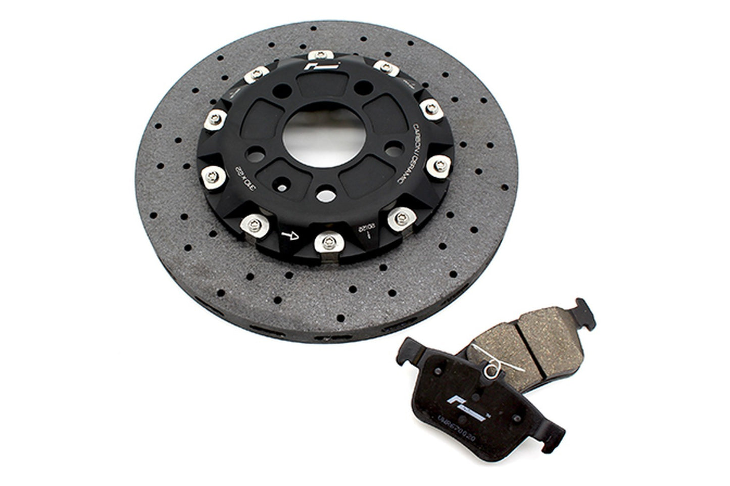 RacingLine Stage 3+ Performance Rear Carbon Discs and Pads / MQB / Pads and Rotors 310x22mm [VWR680020]