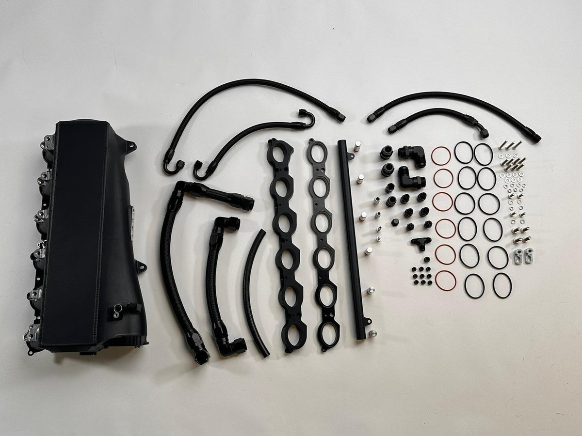 MODE Design Performance Port Injection Manifold w. Intercooler V2 for B58 Gen 2 Toyota Supra A90 J29
