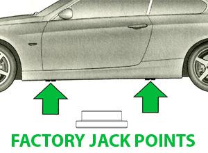 MODE Design Floor Jack Pad Adapter for BMW / MINI / Toyota Supra A90