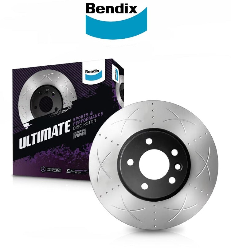 Bendix BR9613 ULTIMATE Front Brake Rotors X2 (Pair)- Amarok 3.0 TDI