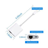 Lightning to Ethernet Adapter - RJ45 ENET LAN Network Adapter - Plug & Play with Charge Port - Supports 100Mbps - iPhone & iPad iOS 10.3.3 to iOS 14.8.1 - Tuning, Diagnostics & Coding via. Apple iPad or Android Device for BMW MINI Supra