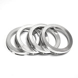MODE PlusTrack Billet Aluminium Hub Centric Adapter Rings 66.6mm to 72.6mm for Audi Mercedes AMG