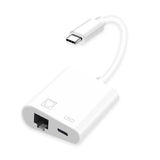 USB-C to Ethernet Adapter - RJ45 ENET LAN Network Adapter - Plug & Play with Charge Port - Supports 100Mbps for Tuning, Diagnostics & Coding via. Apple iPad or Android Device for BMW MINI Supra