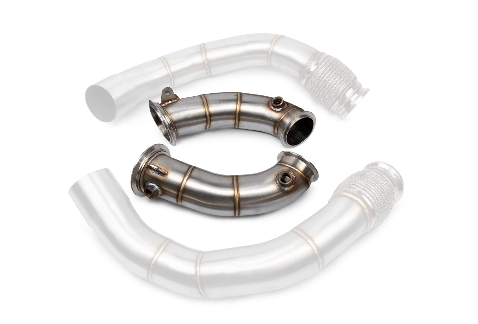 VR Speed Factory VRSF Racing Downpipes S63R 2018 – 2023 BMW M5 & M8 F90 F91 F92 F93 – 10152050, 10152055 & 10152060 - view 2