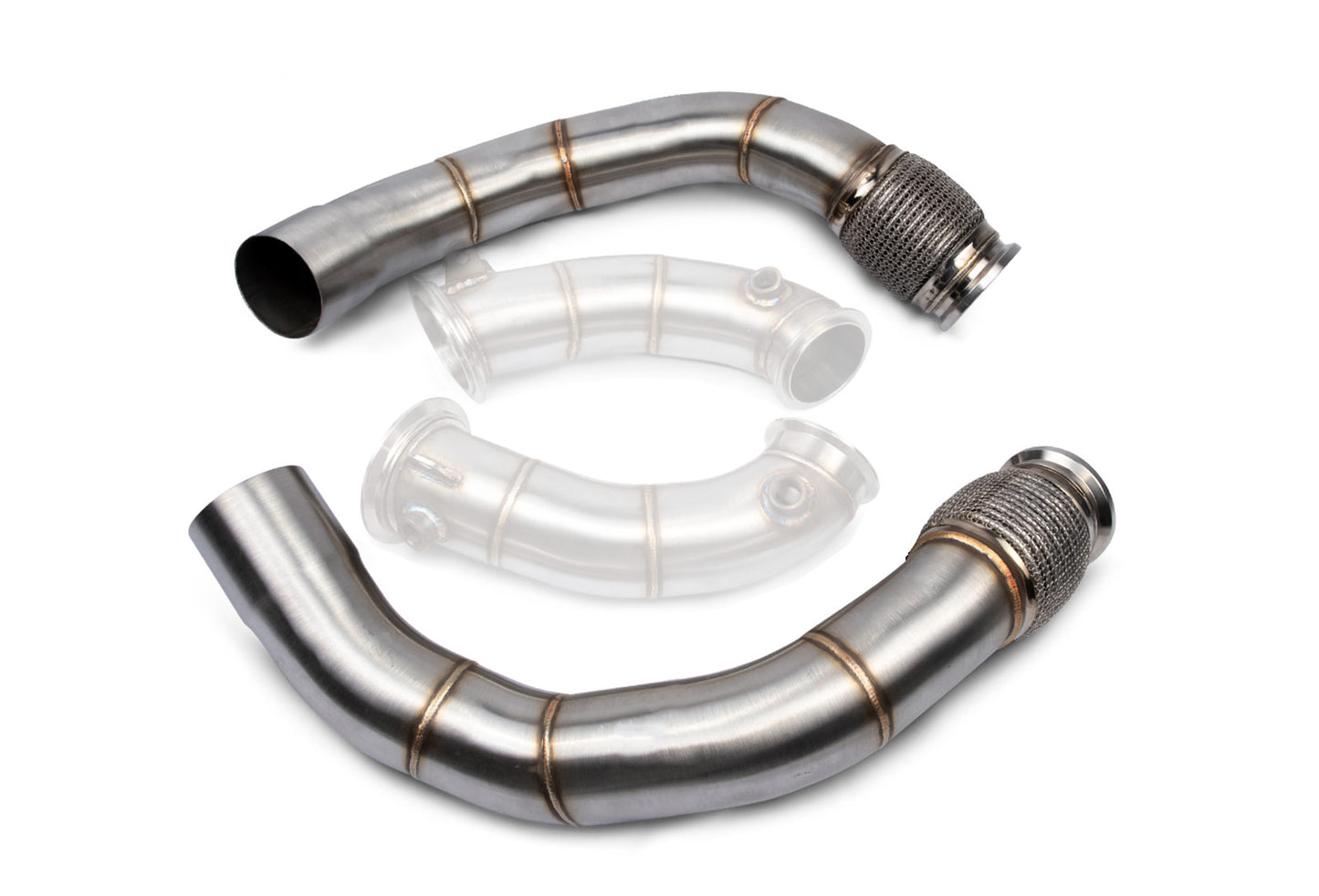 VR Speed Factory VRSF Racing Downpipes S63R 2018 – 2023 BMW M5 & M8 F90 F91 F92 F93 – 10152050, 10152055 & 10152060 - view 3