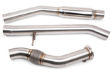 VR Speed Factory VRSF Down Pipe & Mid Pipe Combo Upgrade for 2008 – 2013 BMW X5D & X6D E70/E71 M57 - view 2