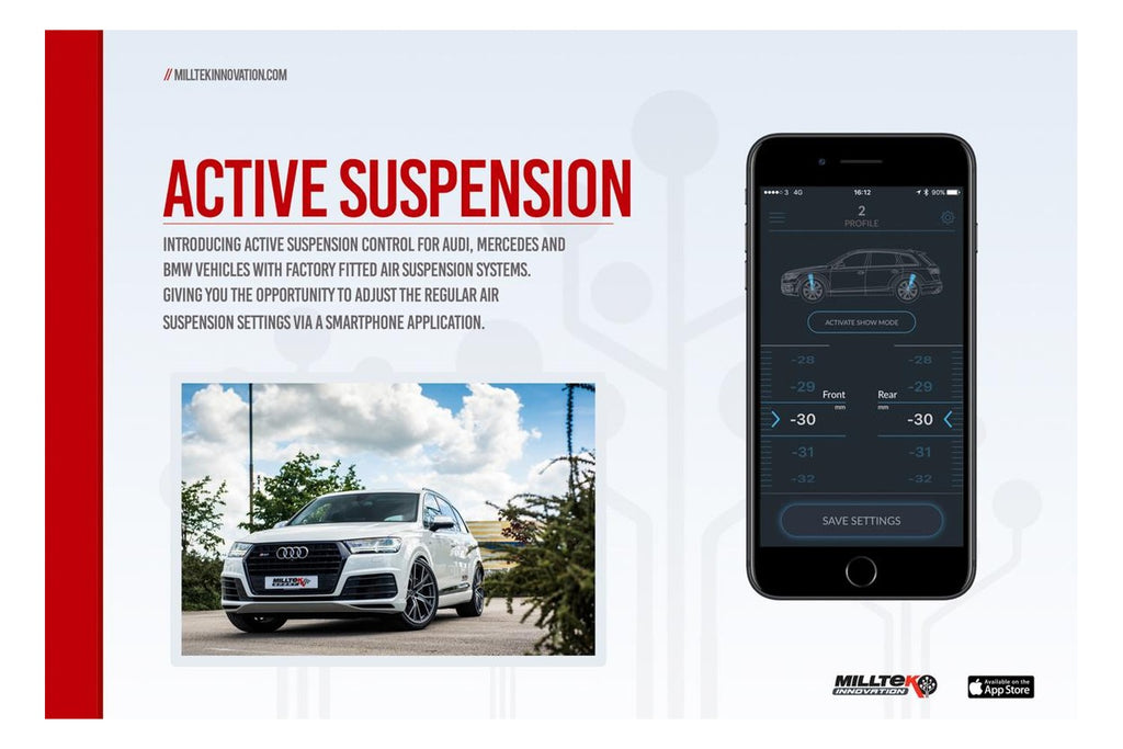 Milltek Sport Active Suspension Control for Audi SQ7