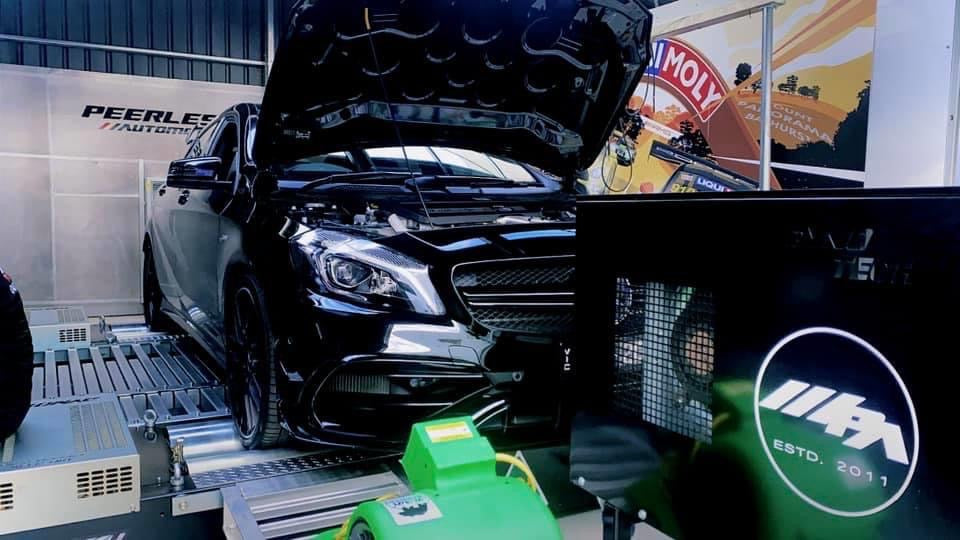 MODE Design Decatted 3.5" Downpipe Mercedes Benz A45 W176 CLA45 C117 GLA45 X156 AMG