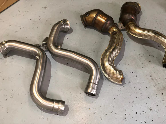 MODE Design Decatted Downpipes G63 G500 G550 AMG Mercedes Benz 4.0T W463 FL 2018-present
