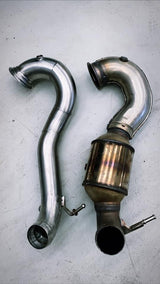 MODE Design Decatted 3.5" Downpipe Mercedes Benz A45 W176 CLA45 C117 GLA45 X156 AMG