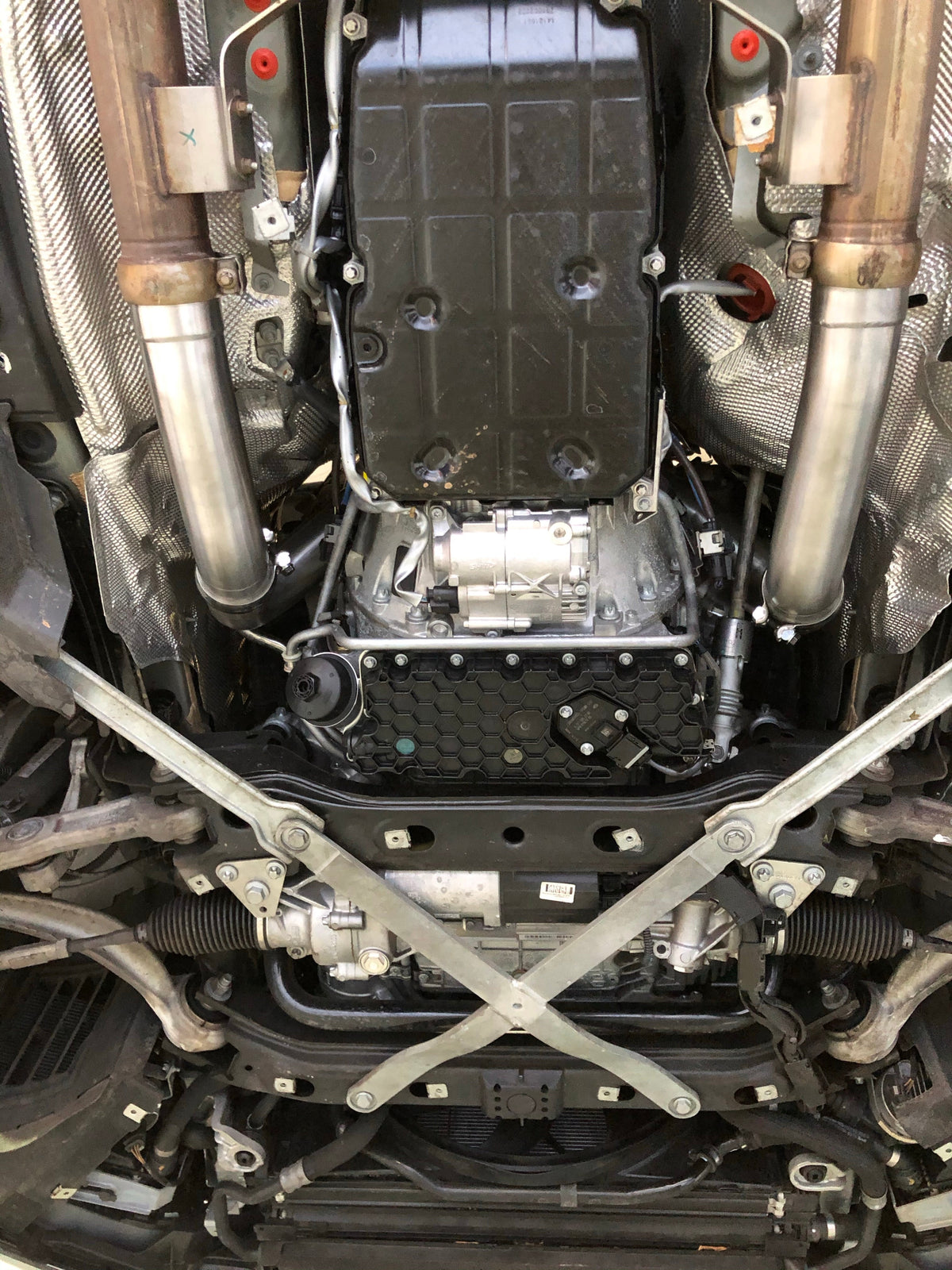 MODE Design Decatted Downpipes G63 G500 G550 AMG Mercedes Benz 4.0T W463 FL 2018-present