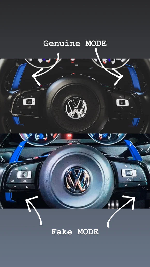 MODE Shift+ DSG Paddle Shifter (OEM Fit) for VW Golf R GTI MK7 MK7.5 / Polo GTI 6C AW / Scirocco R FL / & R-Line Models
