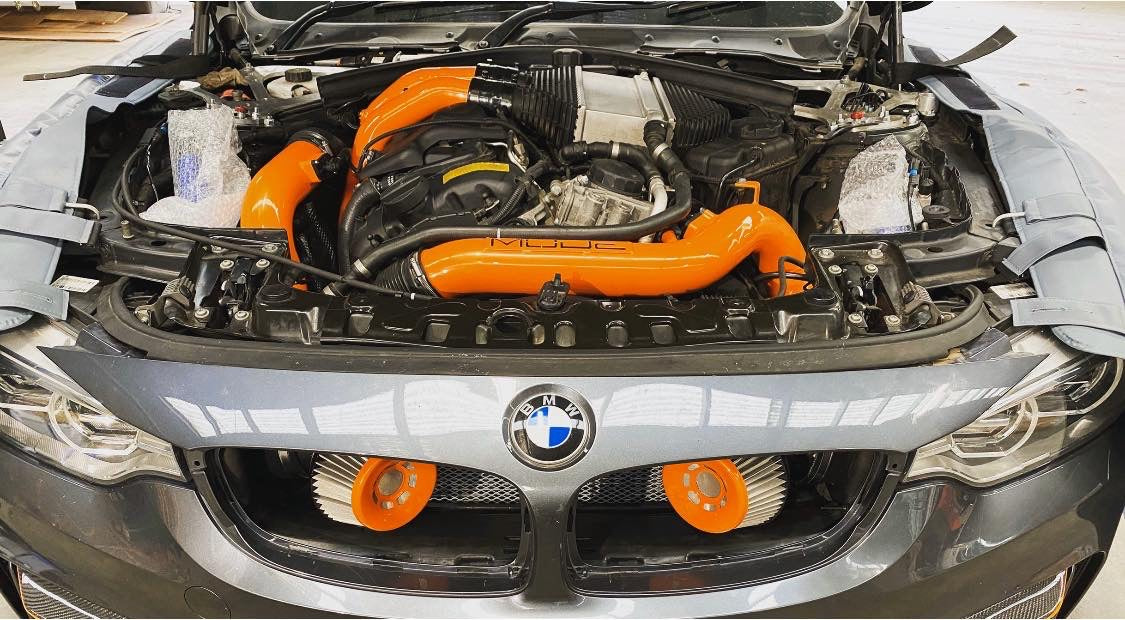 MODE Air+ Front Mounted Intake & Charge Pipe Kit for BMW M3 F80 M4 F82 F83 S55