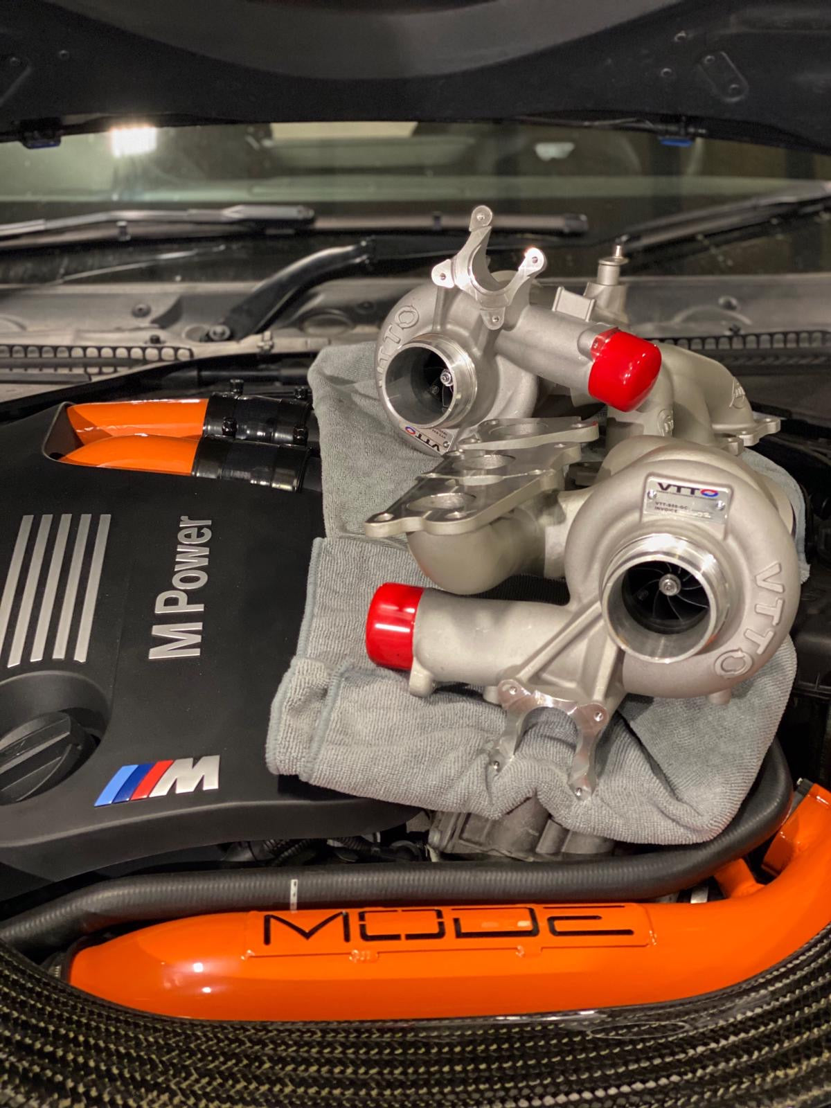 MODE Air+ Front Mounted Intake & Charge Pipe Kit for BMW M3 F80 M4 F82 F83 S55