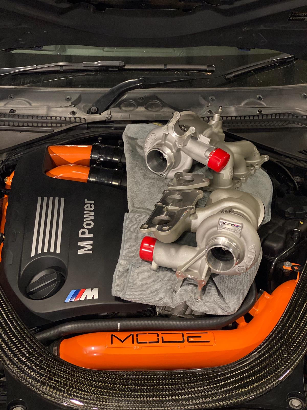MODE Air+ Front Mounted Intake & Charge Pipe Kit for BMW M3 F80 M4 F82 F83 S55