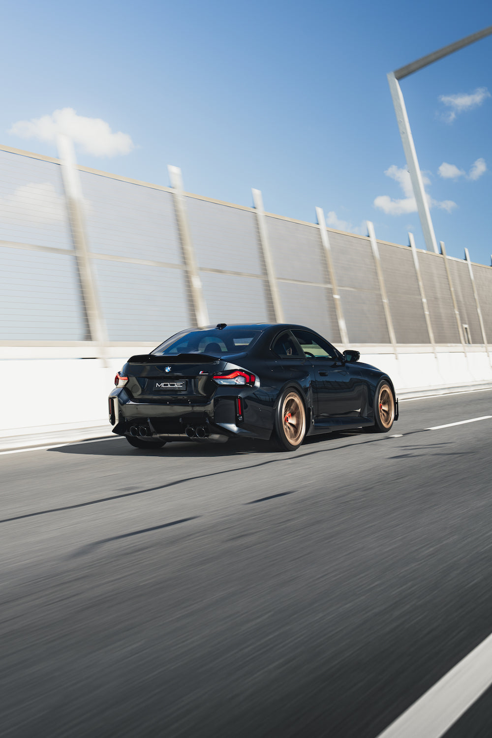 MODE Design Performance Equal Length Single Mid Pipe for BMW M2 G87 S58