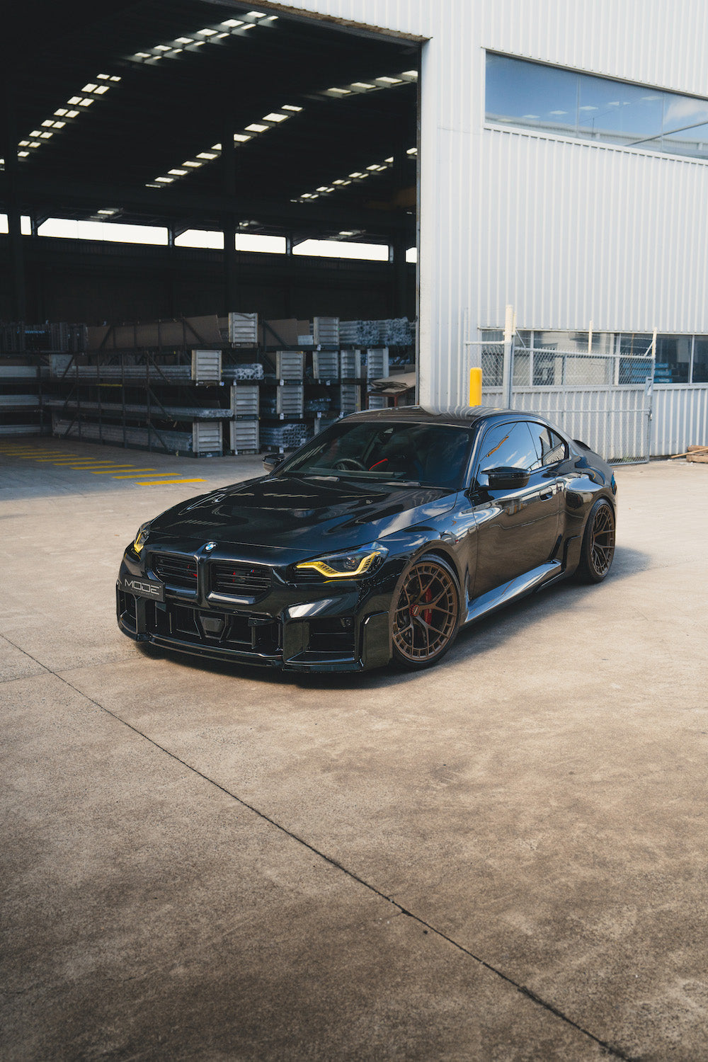 MODE Design Performance Equal Length Single Mid Pipe for BMW M2 G87 S58