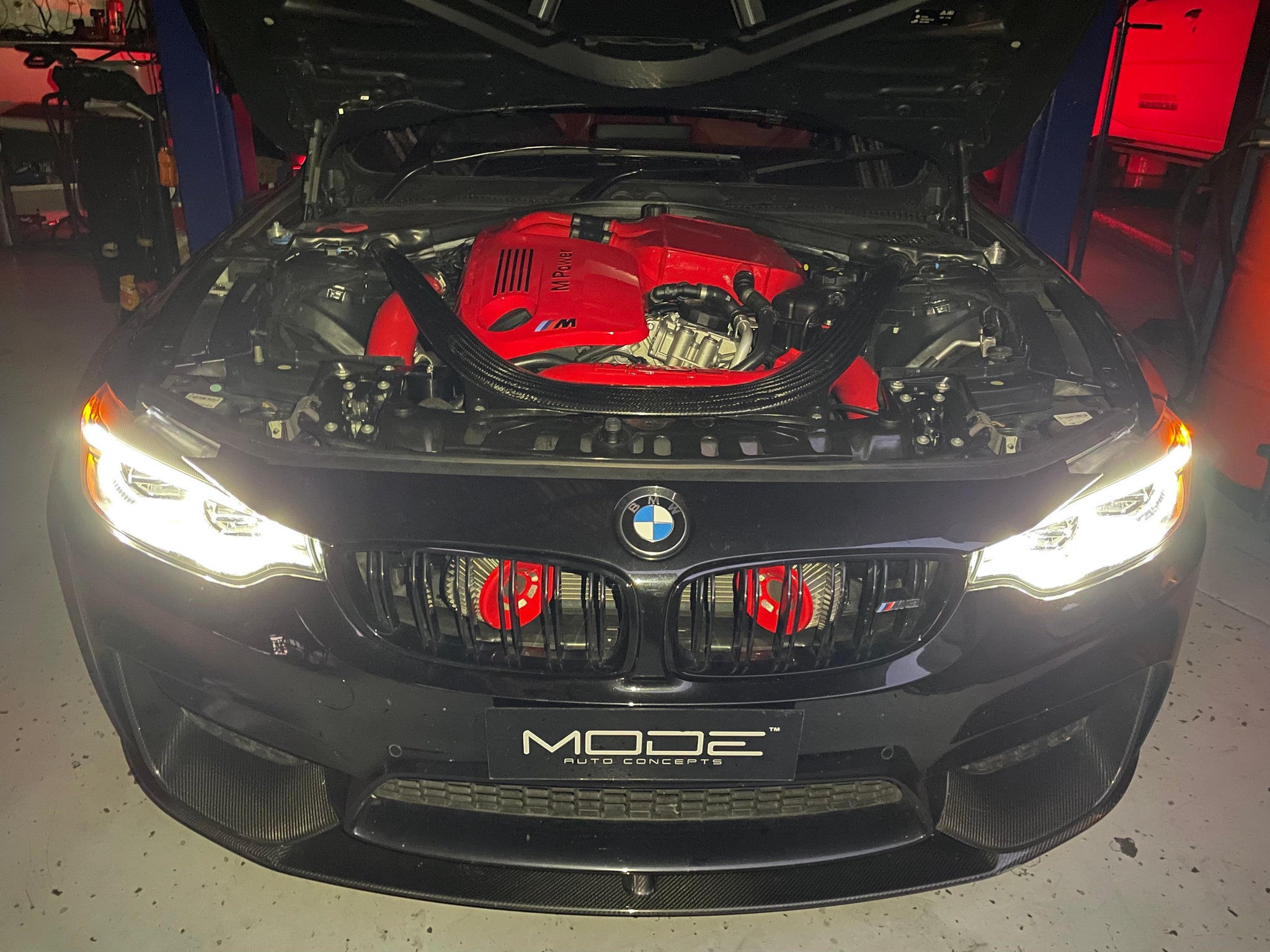 MODE Air+ Front Mounted Intake & Charge Pipe Kit for BMW M3 F80 M4 F82 F83 S55