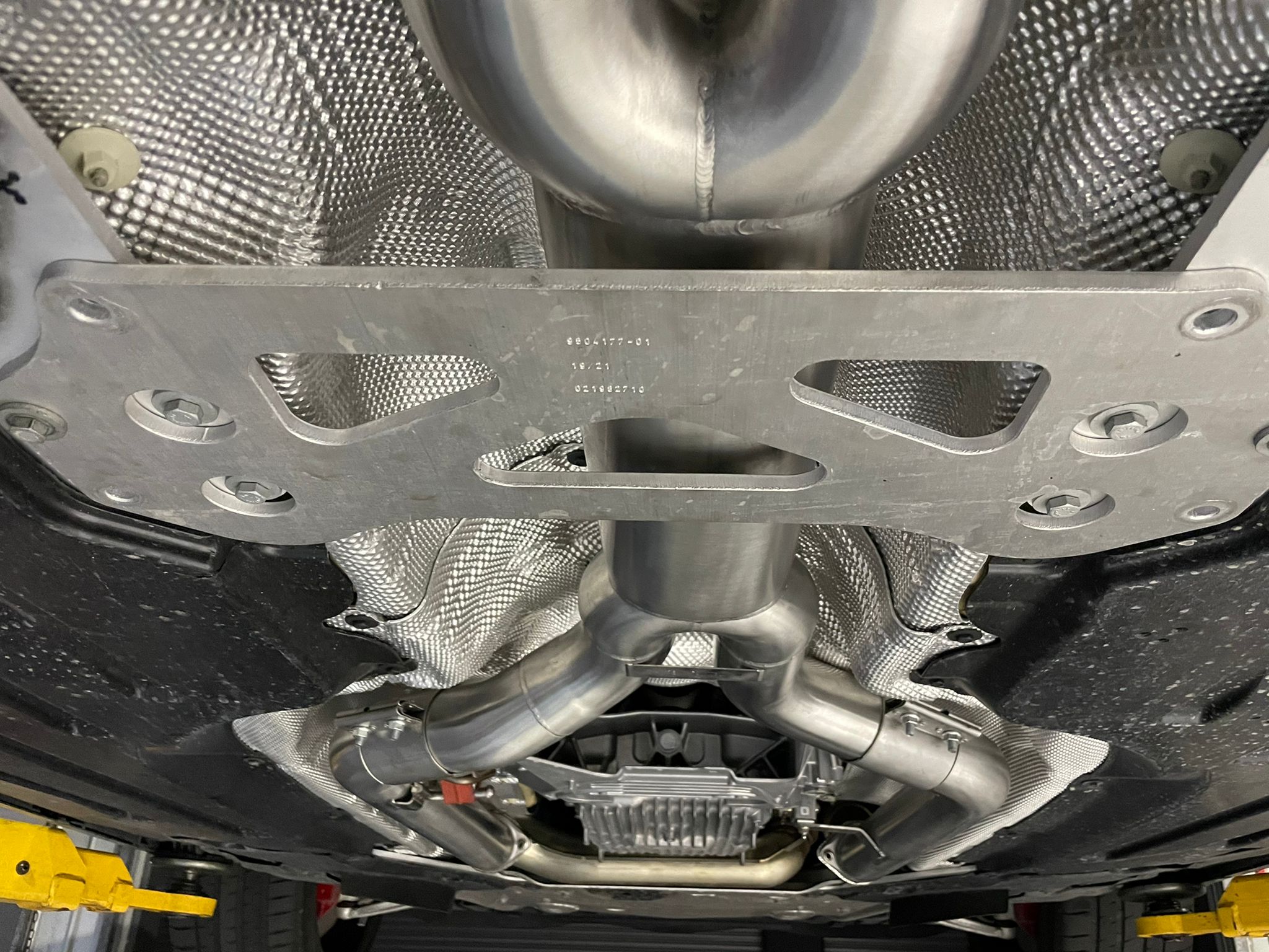 MODE Design Performance Equal Length Single Mid Pipe for BMW M3 G80 G81 M4 G82 G83 S58