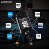 MODE Ultimate OBD II - WiFi ENET Adapter for bootmod3 MHD xHP BimmerCode E-SYS ISTA & More! For BMW I F G-Series Mini Cooper & Toyota Supra A90