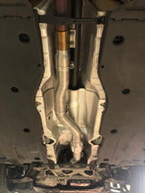 MODE Design Decatted 3.5" Downpipe V2 MQB AWD VW Golf MK8 R Audi S3 8Y 2.0T EA888