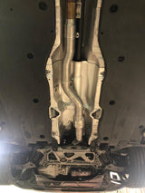 MODE Design 200cpsi Catted 3.5" Downpipe w. Heatshield MQB AWD VW Golf MK8 R Audi S3 8Y 2.0T EA888