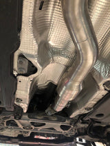 MODE Design Decatted 3.5" Downpipe V2 MQB AWD VW Golf MK8 R Audi S3 8Y 2.0T EA888