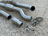 MODE Design Decatted 3.5" Downpipe V2 MQB AWD VW Golf MK8 R Audi S3 8Y 2.0T EA888