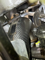 MODE Design 200cpsi Catted 3.5" Downpipe w. Heatshield MQB AWD VW Golf MK8 R Audi S3 8Y 2.0T EA888