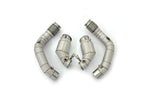 MODE Design 200cpsi Catted Downpipes w. Heatshield for S63 BMW M5 F90 M8 F91 F92 F93