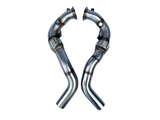 MODE Design 200cpsi Catted w. Heat Shield Downpipe N63R S63 BMW X5M F85 X6M F86 & M550I G30 750I G11 X5 X6 X7 M50I G05 G