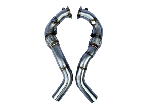 MODE Design 200cpsi Catted w. Heat Shield Downpipe N63R S63 BMW X5M F85 X6M F86 & M550I G30 750I G11 X5 X6 X7 M50I G05 G