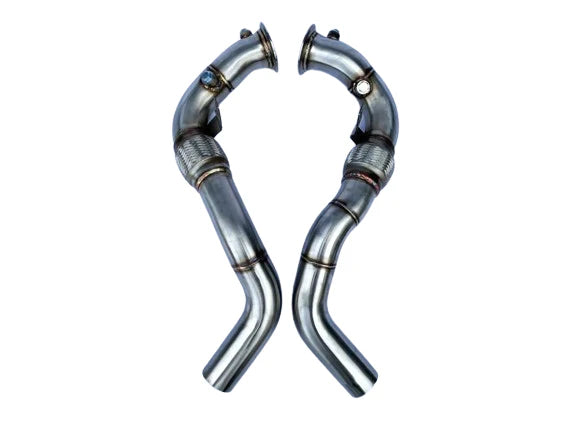 MODE Design 200cpsi Catted w. Heat Shield Downpipe S63R S63 BMW X5M F95 X6M F96