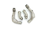MODE Design 200cpsi Catted w. Heat Shield Downpipe S63R S63 BMW X5M F95 X6M F96