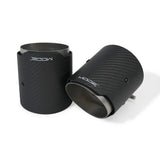 MODE Design 3.75" (95mm) Carbon Angle Cut Clamp-On Exhaust Tips for BMW M3 F80 M4 F82 & M2 Competition F87 M5 F10 F90 M6 F06 F12 F13
