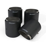 MODE Design 3.75" (95mm) Carbon Angle Cut Clamp-On Exhaust Tips for BMW M3 F80 M4 F82 & M2 Competition F87 M5 F10 F90 M6