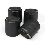 MODE Design 4.0" (100mm) Carbon Angle Cut Clamp-On Exhaust Tips for BMW M3 G80 G81 M4 G82 G83 & M2 G87