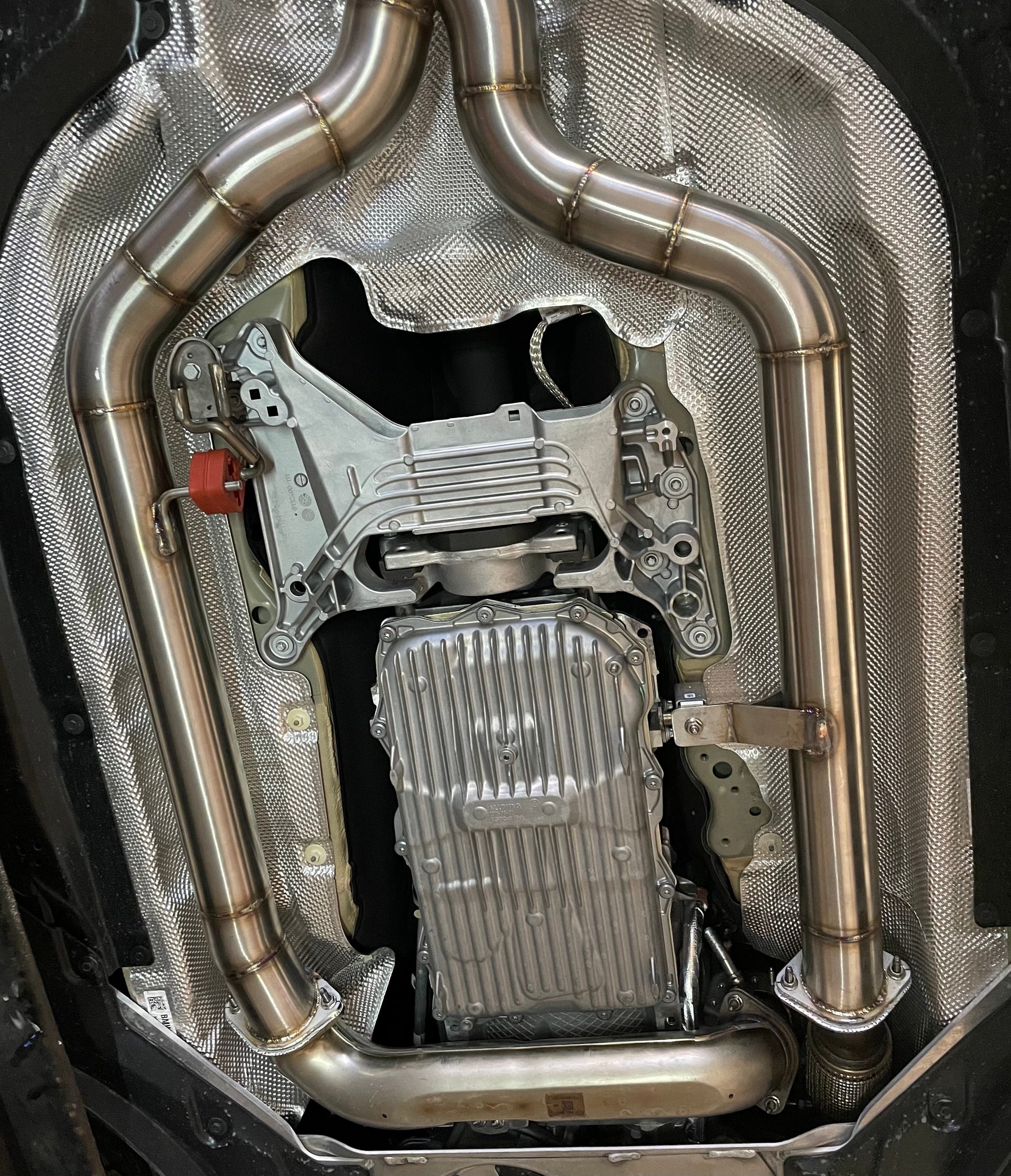 MODE Design Performance Equal Length Single Mid Pipe for BMW M3 G80 G81 M4 G82 G83 S58