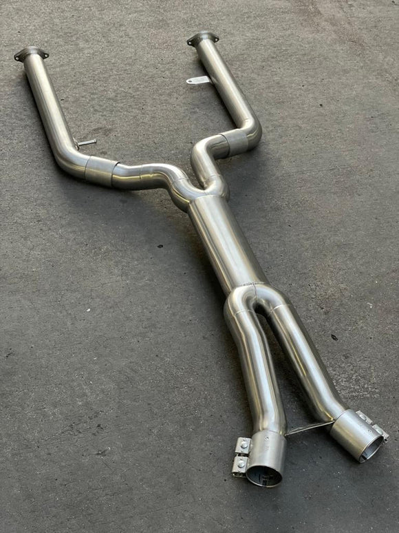 MODE Design Performance Equal Length Single Mid Pipe for BMW M2 G87 S58
