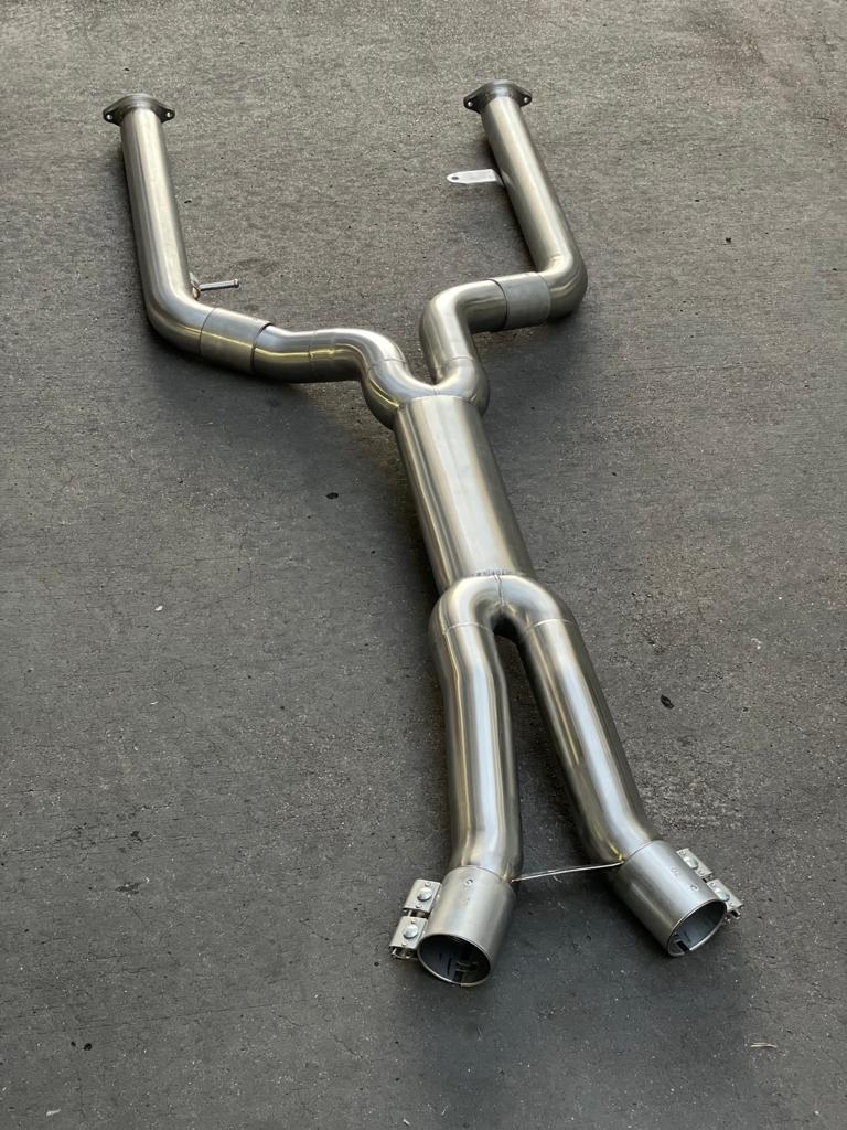 MODE Design Performance Equal Length Single Mid Pipe for BMW M3 G80 G81 M4 G82 G83 S58
