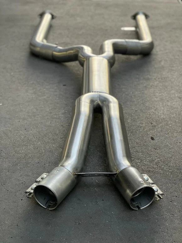 MODE Design Performance Equal Length Single Mid Pipe for BMW M2 G87 S58